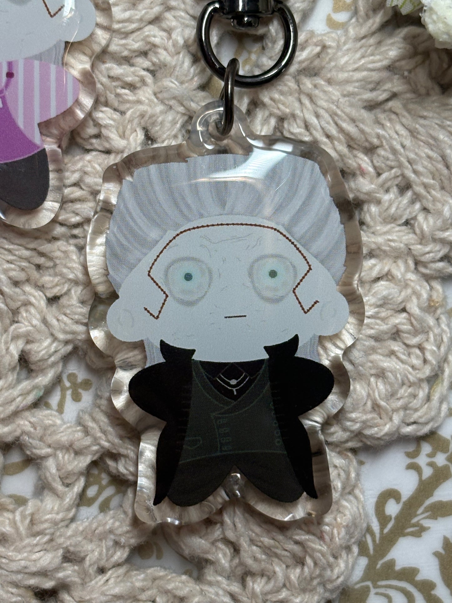 The Necromancer & Ted Keychains