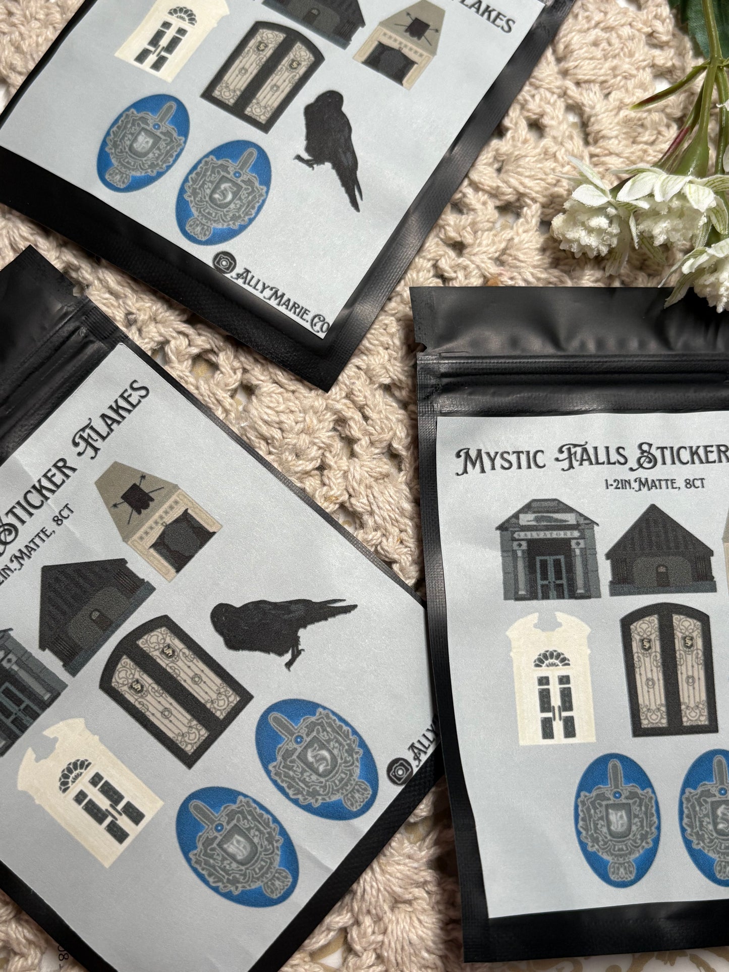 Mystic Falls Sticker Pack