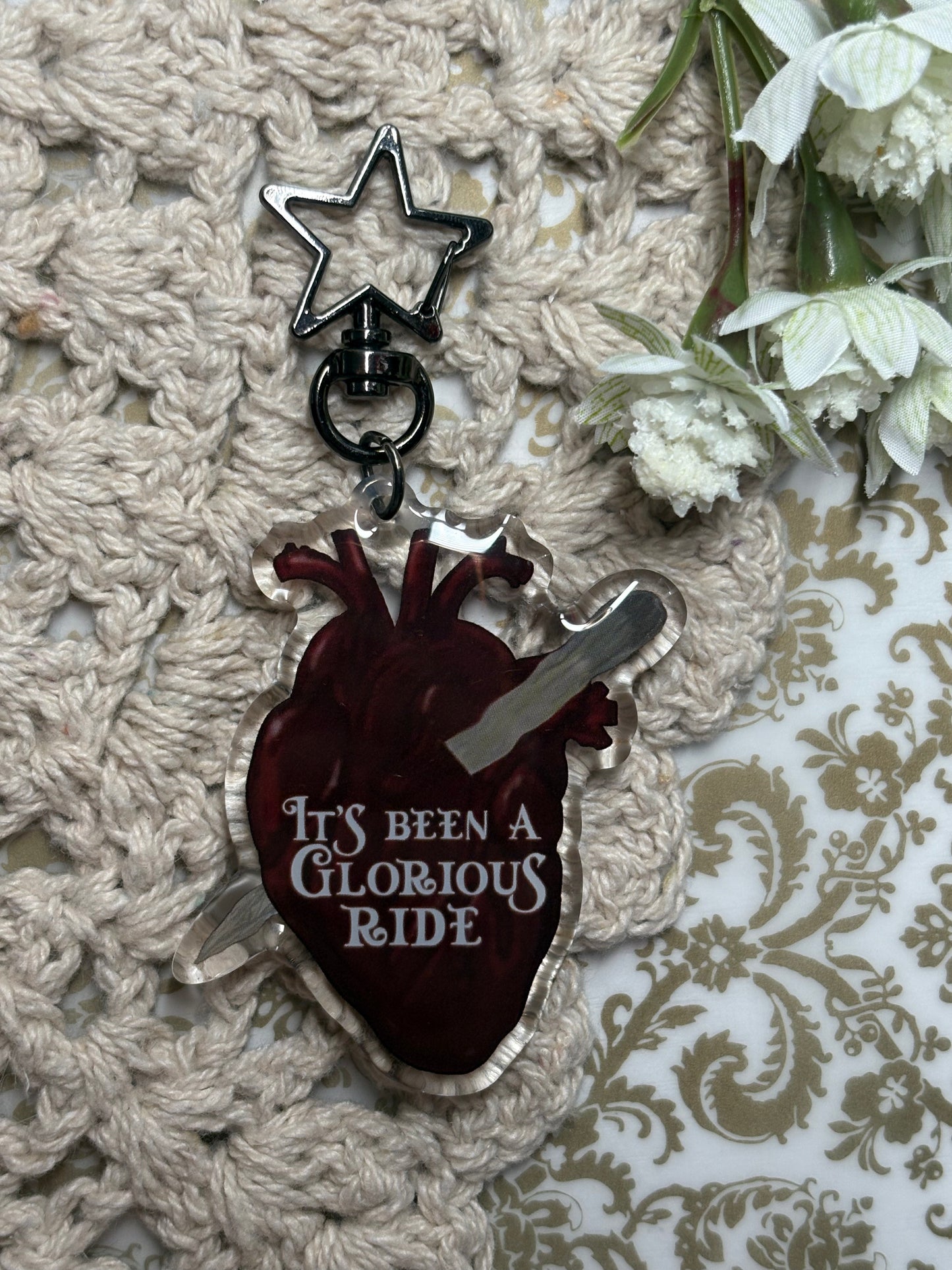 Glorious Ride Acrylic Keychain