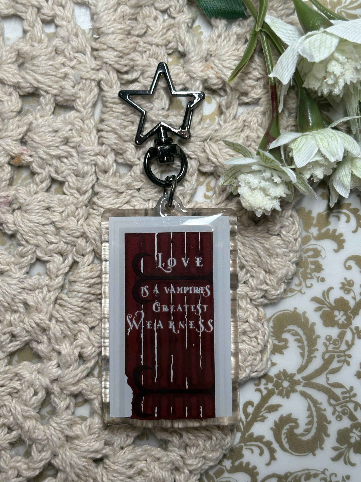Vampire's Weakness Keychain