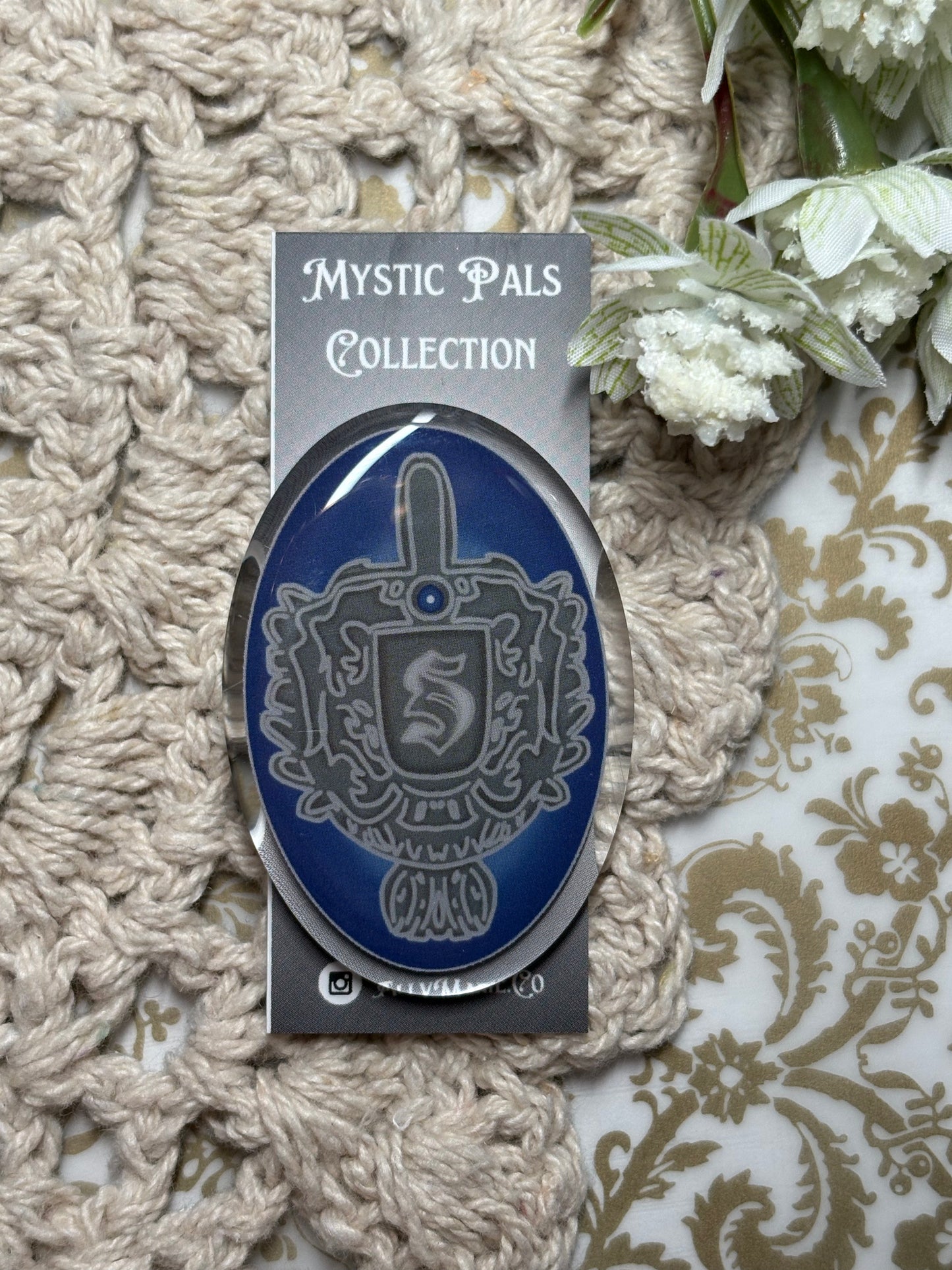 Stefan Salvatore Daylight Ring Acrylic Pin