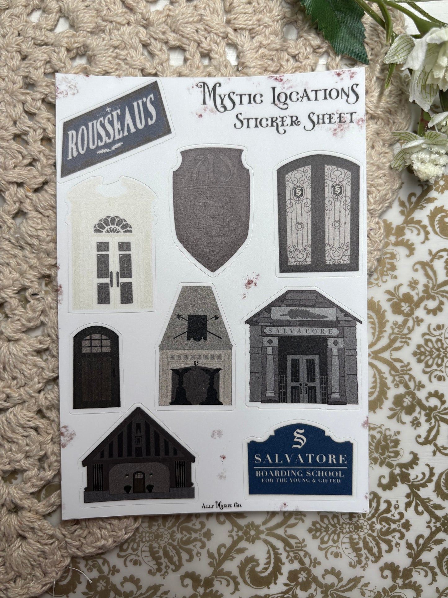 Mystic Locations Sticker Sheet
