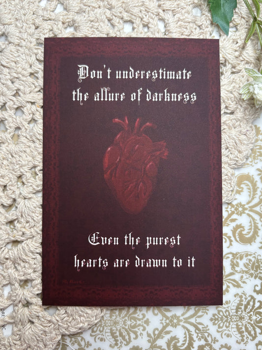 Allure Of Darkness Art Print
