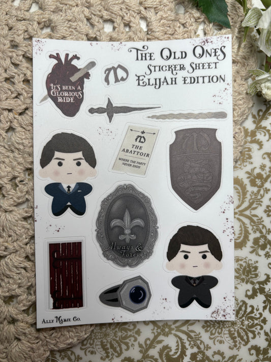 Elijah Mikaelson Sticker Sheet