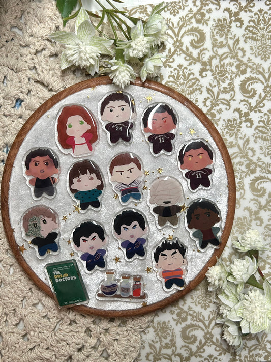 Beacon Hills Chibi Friends Acrylic Pins